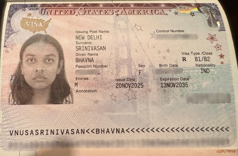 Bhavna Srinivasan Visa